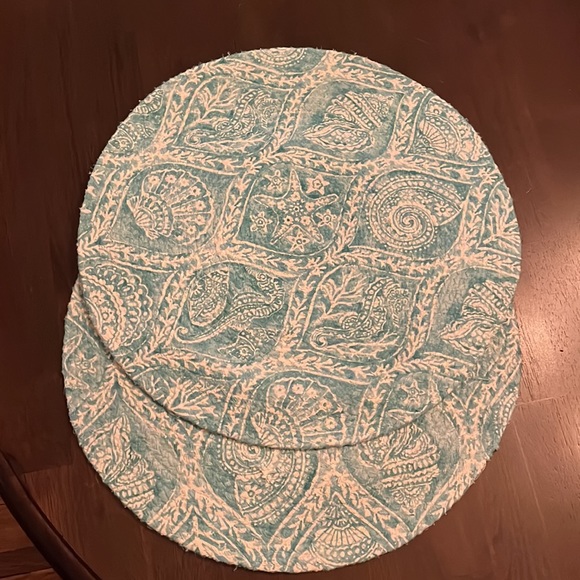N/A Other - Seaside Placemats Seashells 2pc. Set of 15” Round Mats